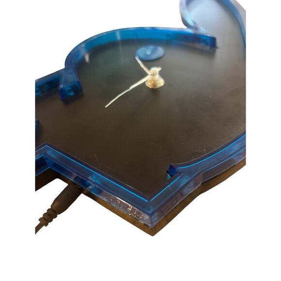 Spencer 2003 Playboy Bunny Neon Blue Wall Clock Bar Sign Y2K Works New Cord - Picture 6 of 8